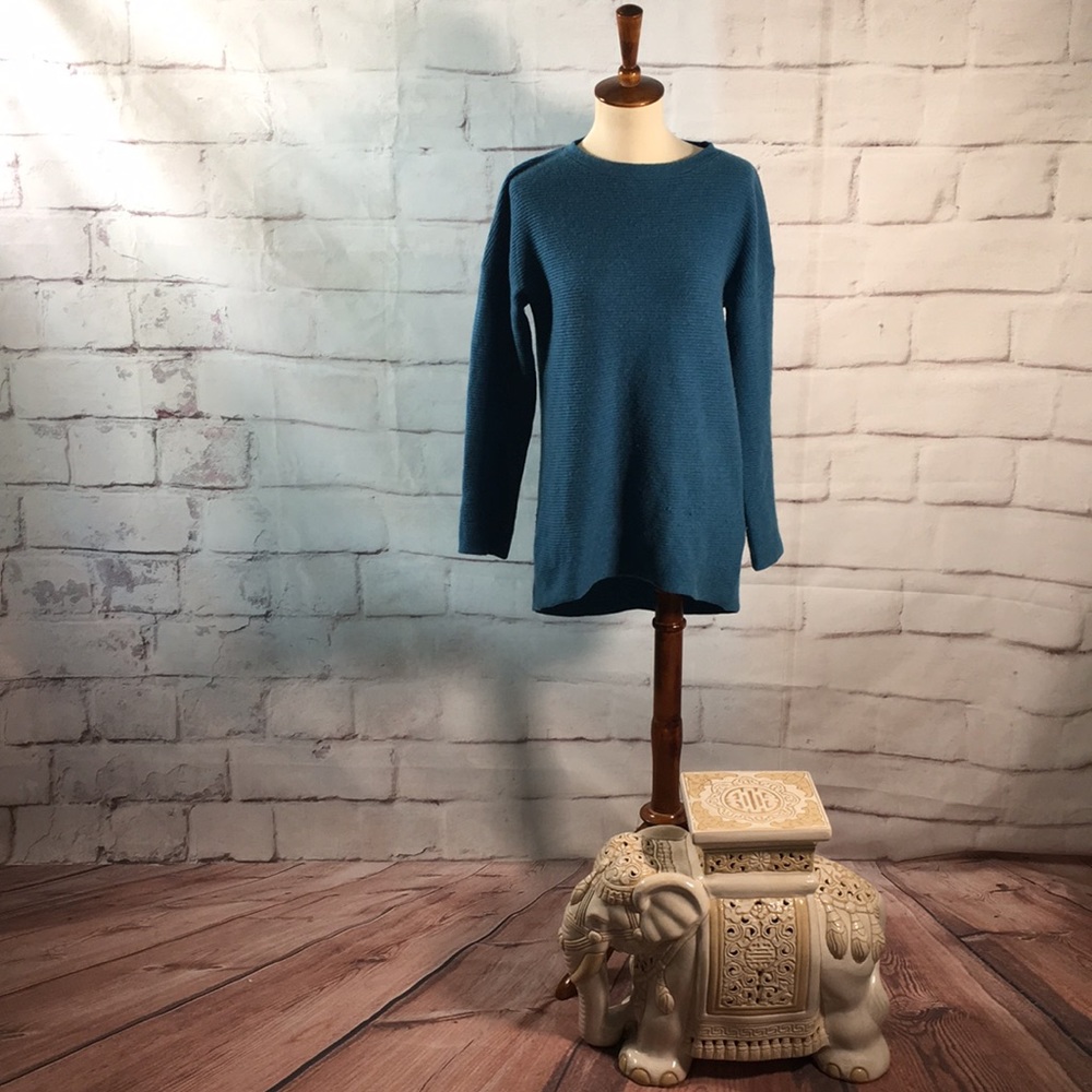 Griffen Cashmere Ribbed Crewneck Sweater